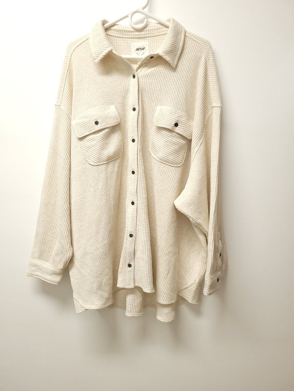 aerie Lumber Jane Waffle Shirt Size XXL